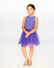 Load image into Gallery viewer, deux par deux Girls Sleeveless Top And Skirt Set - Mauve
