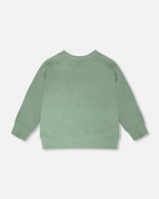 Load image into Gallery viewer, deux par deux Boys French Terry Sweatshirt - Pale Green

