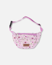 Load image into Gallery viewer, deux par deux Fanny Pack - Purple Flower Print
