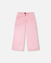 Load image into Gallery viewer, deux par deux Girls Wide Leg Jeans - Pink
