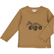 Load image into Gallery viewer, Me &amp; Henry Boys Cherokee Raglan Printed Tee - Tan Construction
