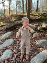 Load image into Gallery viewer, Me &amp; Henry Baby Boys Harrison Cord Overalls - Grey
