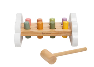 Pearhead Wooden Hammer & Bench Set
