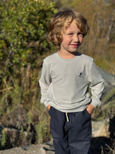 Load image into Gallery viewer, Me &amp; Henry Boys Jester Back Ski Print Sweatshirt - Grey
