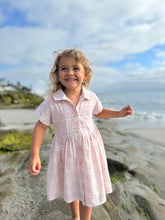 Load image into Gallery viewer, Vignette Girls Heather Dress - Pink Plaid
