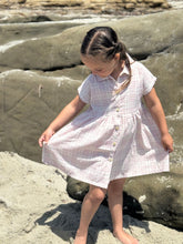 Load image into Gallery viewer, Vignette Girls Heather Dress - Pink Plaid
