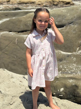 Load image into Gallery viewer, Vignette Girls Heather Dress - Pink Plaid Seersucker
