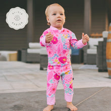 Load image into Gallery viewer, Honeysuckle Swim Full Zipper Sunsuit - Hibis-Kissed
