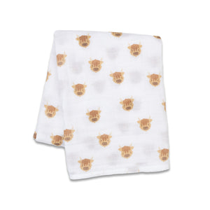 Lulujo Cotton Muslin Swaddle Blanket