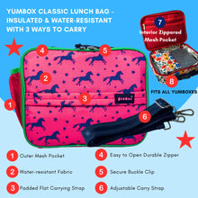 Load image into Gallery viewer, Yumbox Classic Lunch Bag - Equestrian Inspiried
