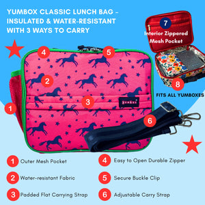 Yumbox Classic Lunch Bag - Equestrian Inspiried