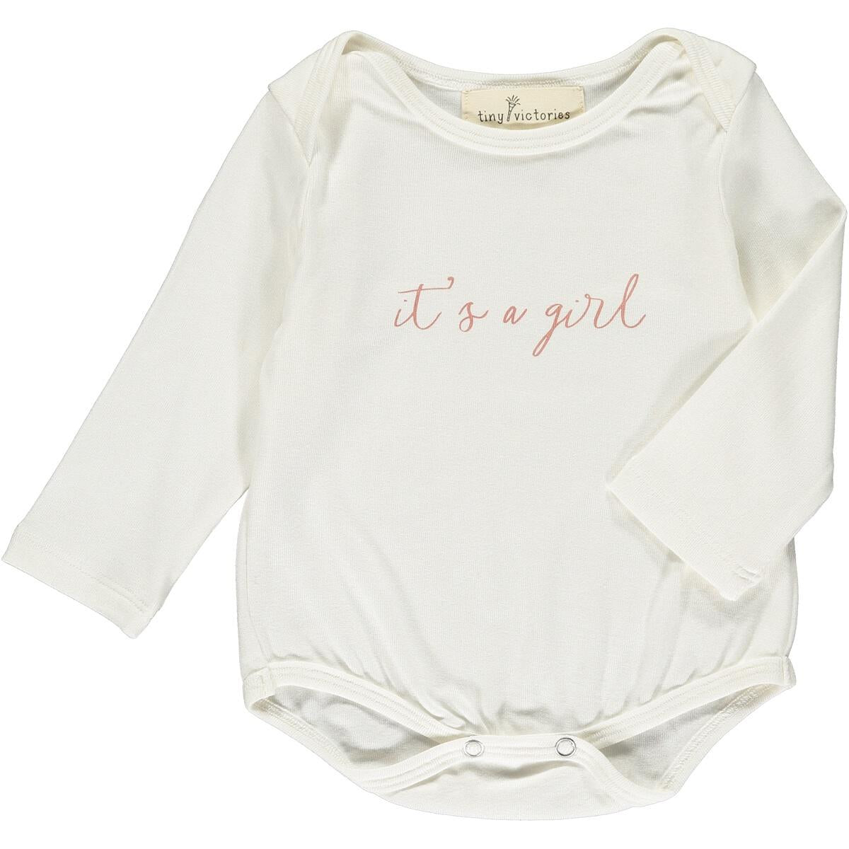 It's a girl best sale onesie