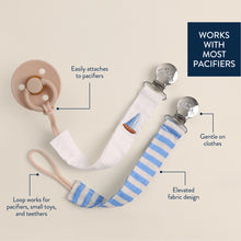 Load image into Gallery viewer, Itzy Ritzy Clip - Fabric Pacifier Strap

