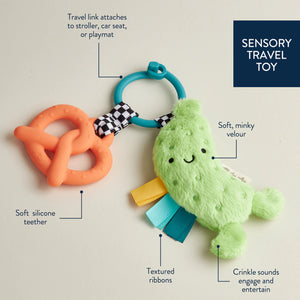 Itzy Ritzy Itzy Pal Plush + Teether Infant Toy