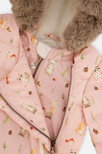 Load image into Gallery viewer, deux par deux Baby Two Piece Snowsuit - Pink Animal Print
