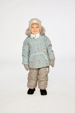 Load image into Gallery viewer, deux par deux Baby Two Piece Snowsuit - Blue Animal Print
