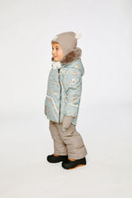 Load image into Gallery viewer, deux par deux Baby Two Piece Snowsuit - Blue Animal Print
