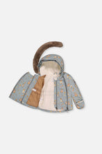 Load image into Gallery viewer, deux par deux Baby Two Piece Snowsuit - Blue Animal Print
