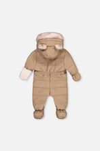 Load image into Gallery viewer, deux par deux Baby One Piece Snowsuit For Car Seats - Taupe
