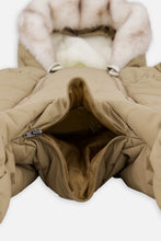 Load image into Gallery viewer, deux par deux Baby One Piece Snowsuit For Car Seats - Taupe

