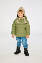 Load image into Gallery viewer, deux par deux Car Seat-Compatible Winter Coat - Olive Green
