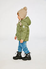 Load image into Gallery viewer, deux par deux Car Seat-Compatible Winter Coat - Olive Green
