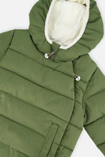 Load image into Gallery viewer, deux par deux Car Seat-Compatible Winter Coat - Olive Green
