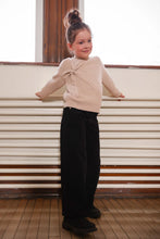 Load image into Gallery viewer, deux par deux Girls Sweater With Bow - Beige
