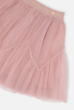 Load image into Gallery viewer, deux par deux Girls Mesh Skirt - Pale Dusty Pink
