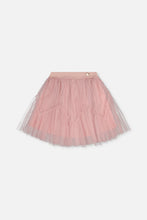 Load image into Gallery viewer, deux par deux Girls Mesh Skirt - Pale Dusty Pink
