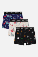 Load image into Gallery viewer, deux par deux Boys Printed Boxers - 3PK
