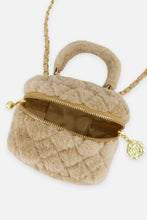 Load image into Gallery viewer, deux par deux Girls Faux Fur Small Bag - Beige
