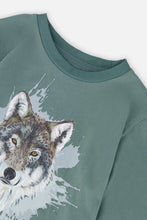 Load image into Gallery viewer, deux par deux Boys Long Sleeve T-Shirt - Turquoise

