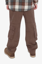 Load image into Gallery viewer, deux par deux Boys Twill Pants With Cargo Pockets - Neutral Brown
