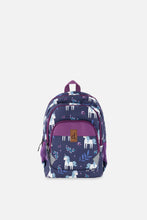 Load image into Gallery viewer, deux par deux Little Kids Backpack - Blue Unicorn Print
