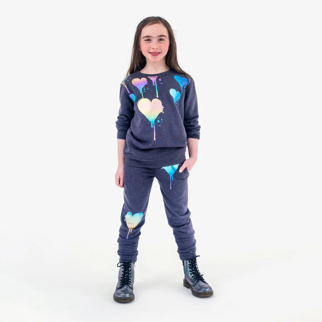 Appaman Girls Katelyn Sweatpants - Charcoal Heather
