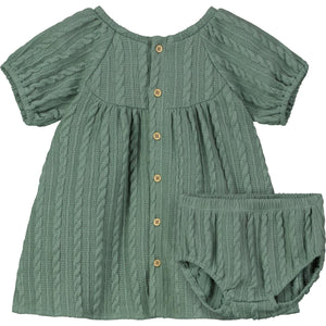 ettie + h Baby Girls Keresen Dress - Green