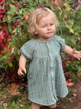 Load image into Gallery viewer, ettie + h Baby Girls Keresen Dress - Green
