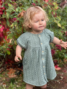 ettie + h Baby Girls Keresen Dress - Green