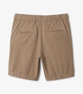 Hatley Boys Khaki Twill Shorts