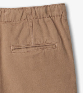 Hatley Boys Khaki Twill Shorts