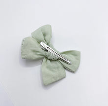 Load image into Gallery viewer, Aurelia &amp; Co. Eyelet Pigtail Bow Clips
