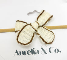 Load image into Gallery viewer, Aurelia &amp; Co. Baby Knit Baby Bow Headbands Newborn &amp; Infant Nylon Headbands
