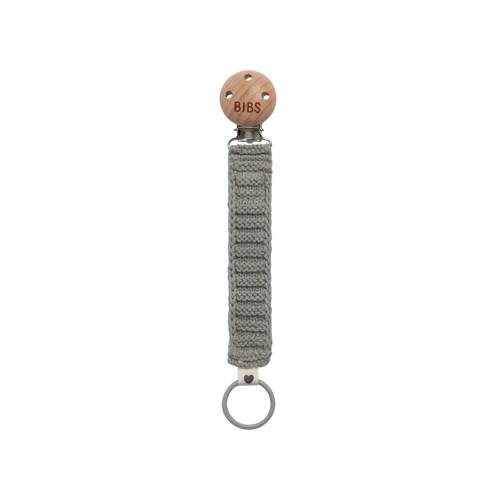 BIBS Knitted Pacifier Clip
