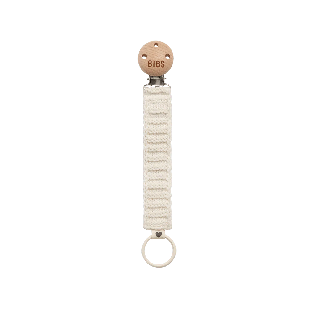 BIBS Knitted Pacifier Clip