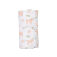 Load image into Gallery viewer, Lulujo Swaddle Blanket Muslin Cotton LG
