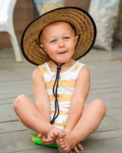 Load image into Gallery viewer, Shore Apparel Lagoon Straw Hat - Black

