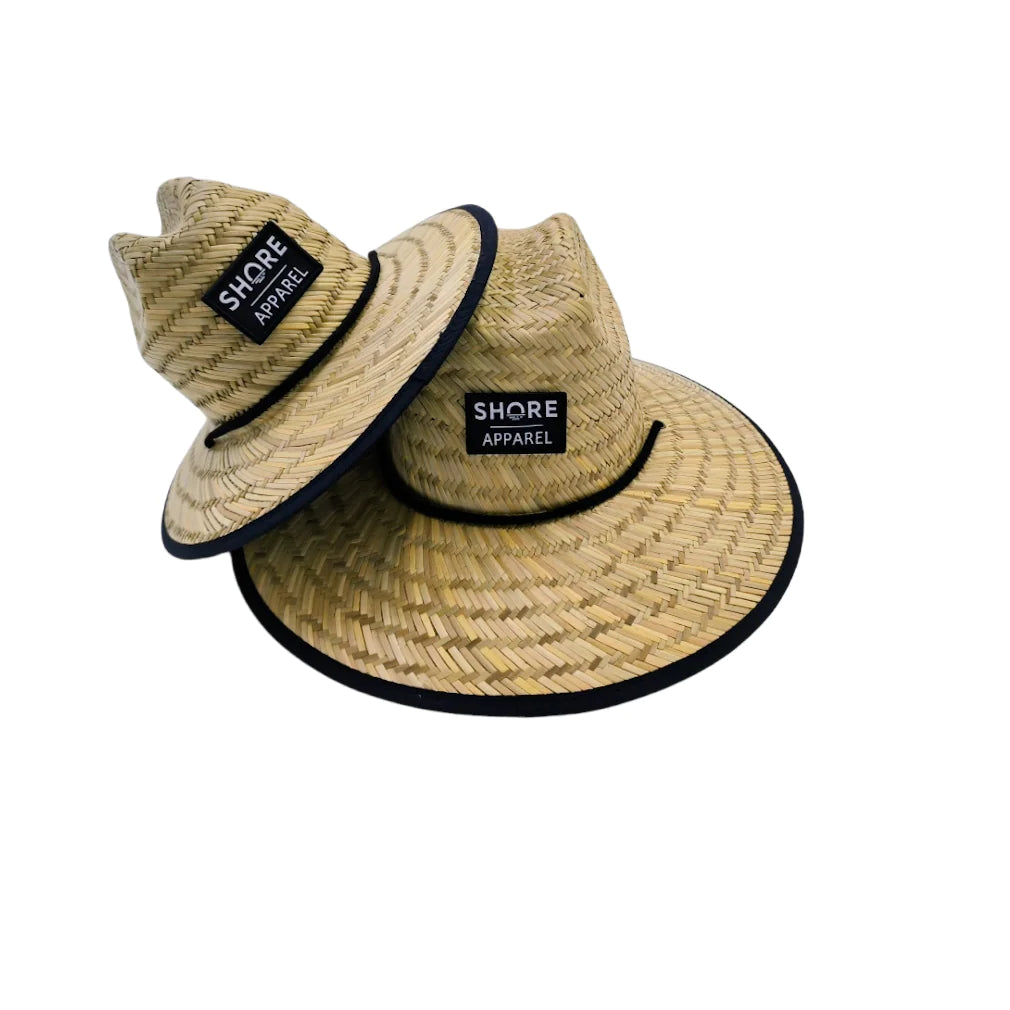 Shore Apparel Lagoon Straw Hat - Black