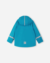 Load image into Gallery viewer, Reima Lampi Rubber Rain Jacket - Aquatic Blue
