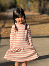 Load image into Gallery viewer, Vignette Girls Lara Dress - Pink Stripe
